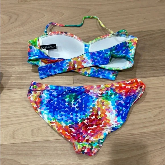 La Blanca Multicolor Bikini - Picture 3 of 3